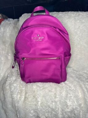 kate spade Fuchsia Nylon Mini Backpack